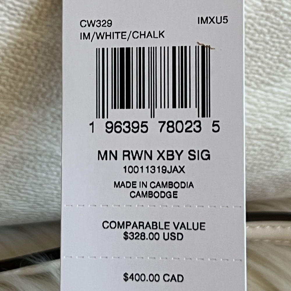 💰SOLD - CW329 - Coach Mini Rowan Crossbody Bag in Signature Canvas - Picture 10 of 13